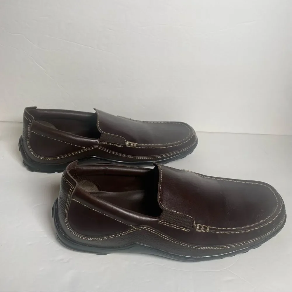Cole Haan Brown Leather Tucker Venetian Slip On Loafers Like New Condition S-9M